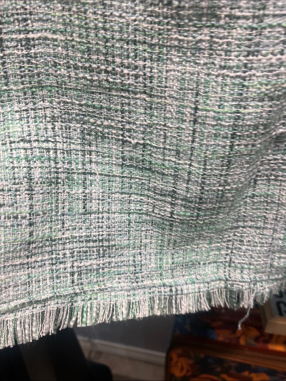 VENUS Mint Green Tweed Sleeveless Shift Dress - Picture 6 of 6
